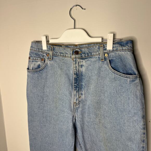 Vintage Levi's Women's Jeans Sz 16 Blue 550 Relaxed Fit Tapered Leg Made in USA - Picture 3 of 11
